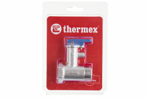 Клапан предохранительный THERMEX 1/2", 6 бар, с ручкой (блистер)-1569